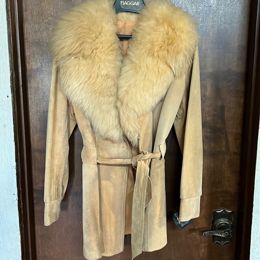Leather coat